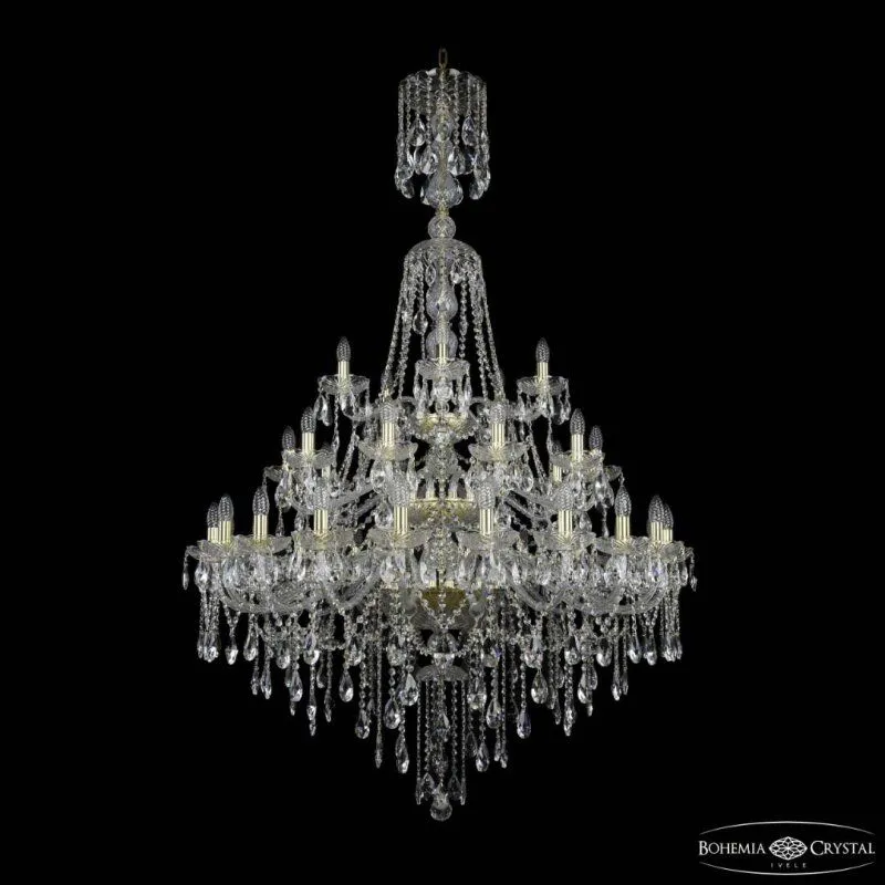 Подвесная люстра Bohemia Ivele Crystal 1415 1415/20+10+5/400/XL-180/3d G