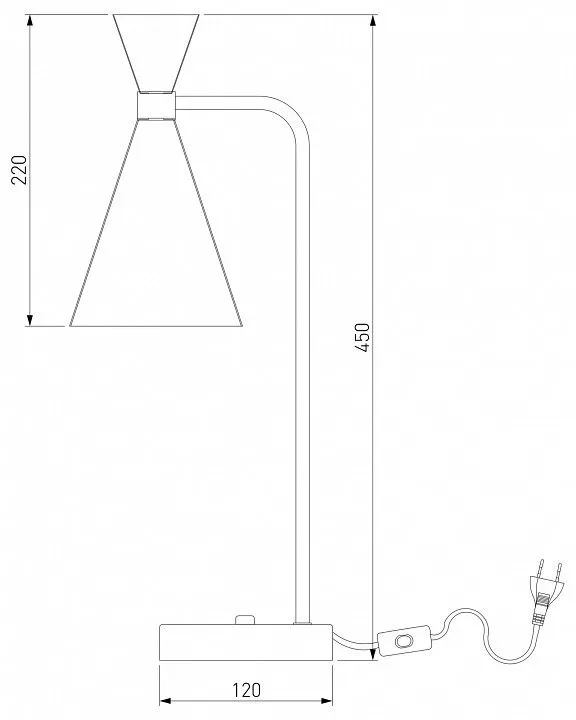 Настольная лампа офисная Bogate's Glustin 01109/1