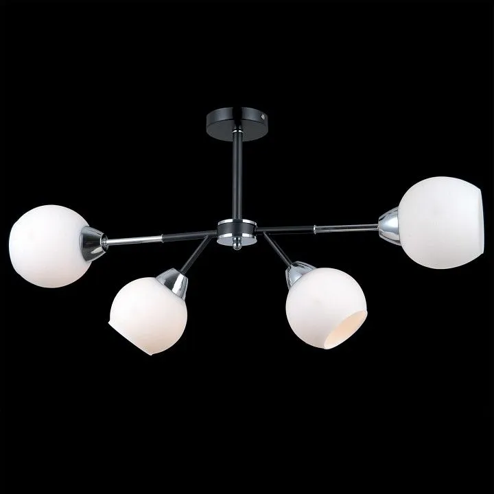 Люстра на штанге ILLUMICO LIBRA IL0715-4CSQ-24 BK CR LIBRA