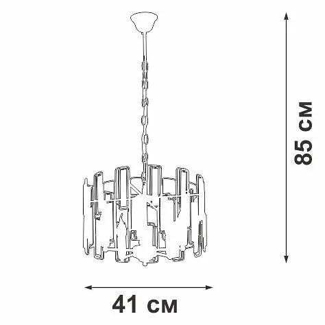 Подвесная люстра Vitaluce V5830 V5830-1/5