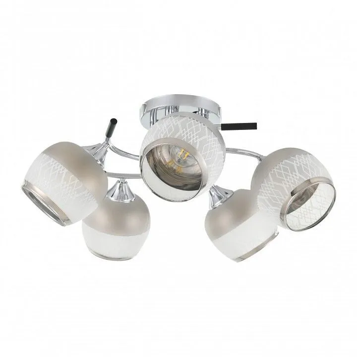 Потолочная люстра Arte Milano AMALFI-325885 325985/5 CR+BK