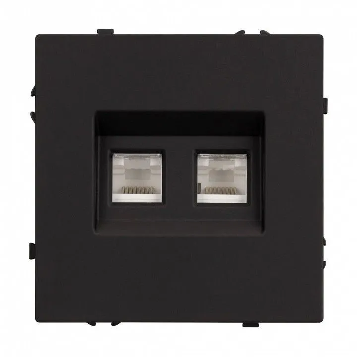 Розетка двойная Ethernet RJ-45 без рамки Arlight SCT 054313