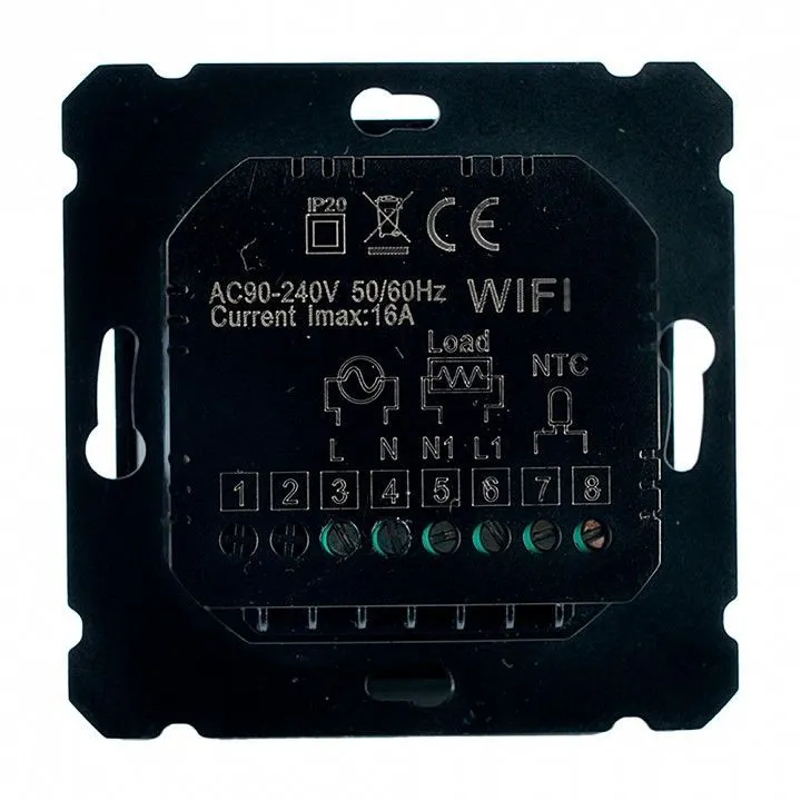 Терморегулятор для теплого пола с функцией Wi-Fi Stekker Катрин 50375