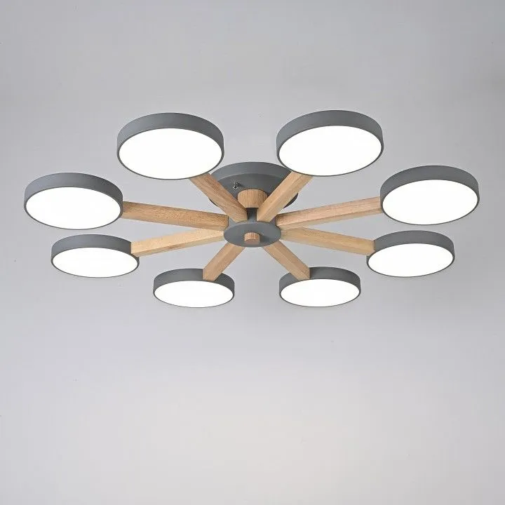Люстра на штанге Imperiumloft TURNA Gray TURNA01