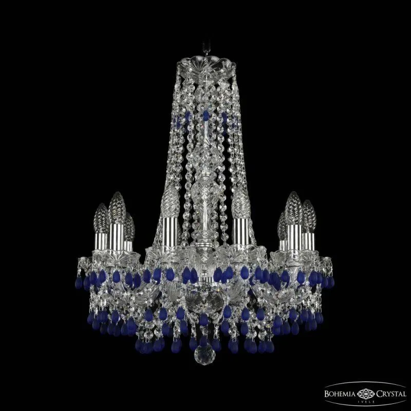 Подвесная люстра Bohemia Ivele Crystal 1410 1410/10/160/h-60 Ni V3001