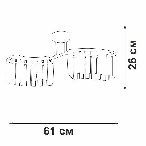 Потолочная люстра Vitaluce V5884 V5884-0/4PL