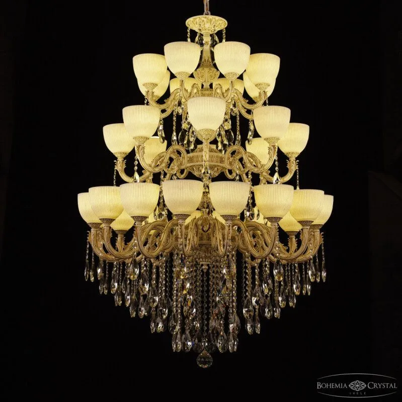 Подвесная люстра Bohemia Ivele Crystal AL7901 AL79101/16+8+8/300/3d B WMG P1 U Line