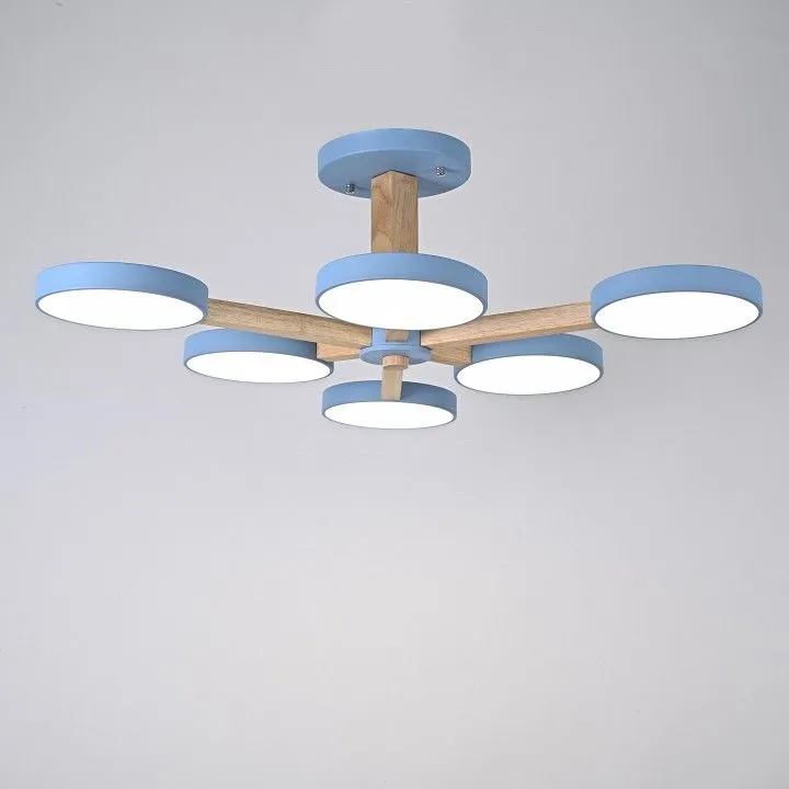 Люстра на штанге Imperiumloft TURNA Blue TURNA-B01