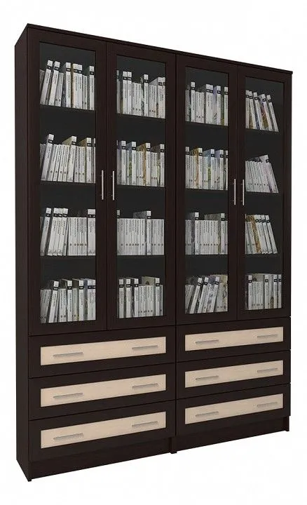 Шкаф книжный Мебелайн-53