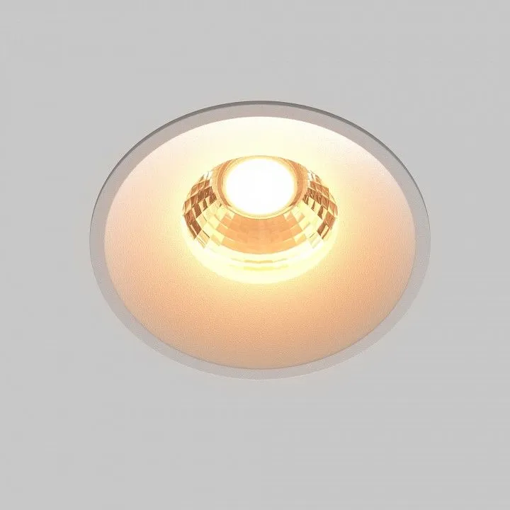 Встраиваемый светильник Maytoni Technical Раунд DL058-12W2.7K-W
