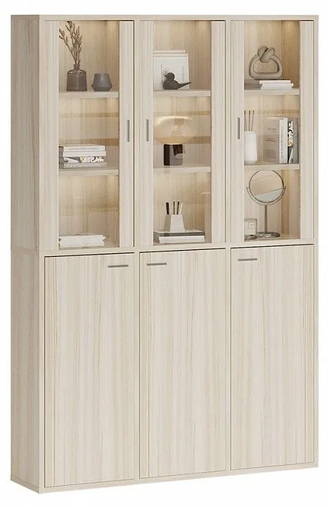 Шкаф-витрина Merdes Домино СУ(ш3в2)+3ФГ+3ФС К карамель Шкаф-витрина Merdes Домино СУ(ш3в2)+3ФГ+3ФС К карамель