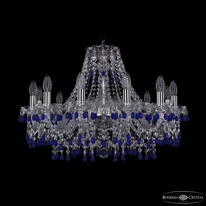 Подвесная люстра Bohemia Ivele Crystal 1410 1410/12/240 Ni V3001