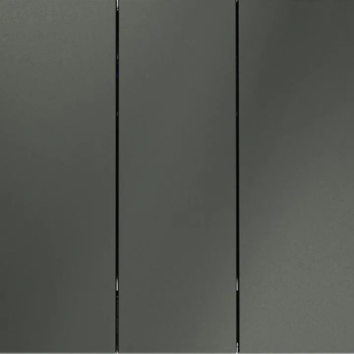 Выключатель трехклавишный без рамки Voltum S70 VLS030106