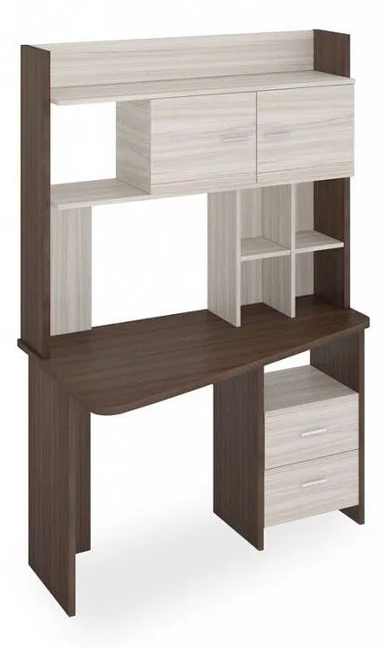 Стол компьютерный Merdes Домино Lite СКЛ-Трап120+НКЛХ-120 ШК-Ч ЛЕВ Стол компьютерный Merdes Домино Lite СКЛ-Трап120+НКЛХ-120 ШК-Ч ЛЕВ