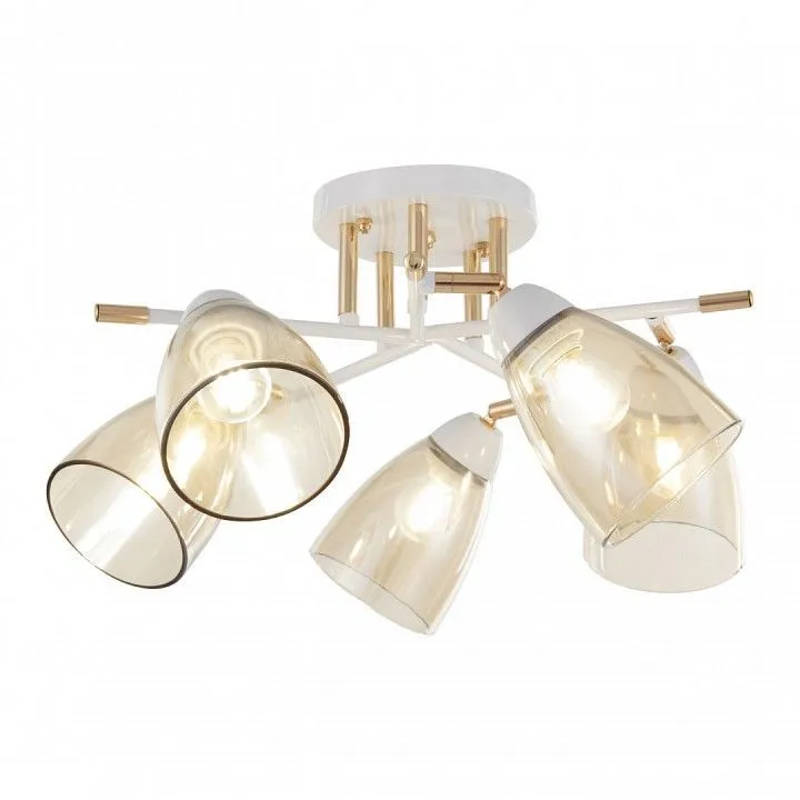 Потолочная люстра Arte Milano AMALFI-327410 327410/5 FG+WH
