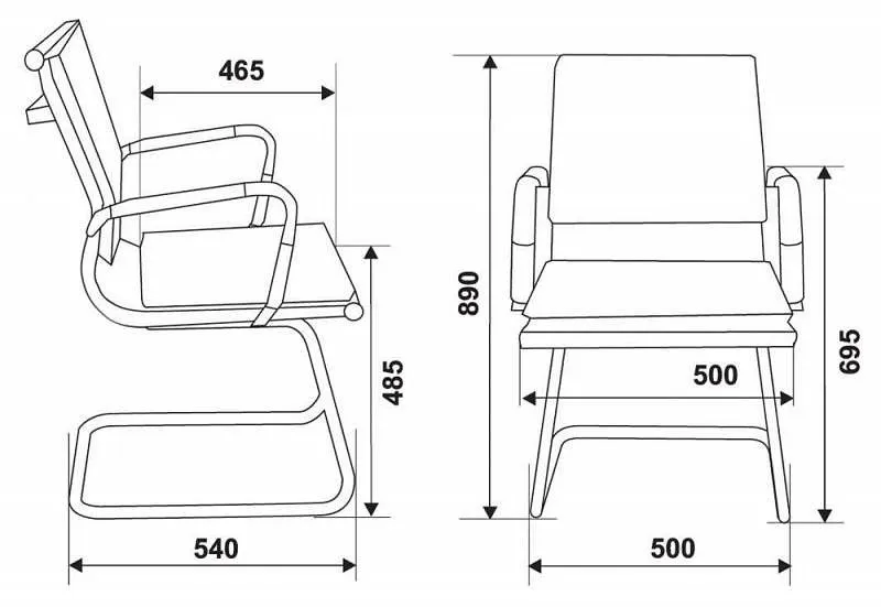 Стул Бюрократ CH-993-LOW-V/M01