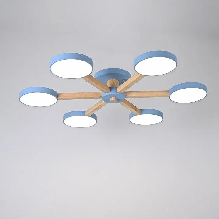 Люстра на штанге Imperiumloft TURNA Blue TURNA01