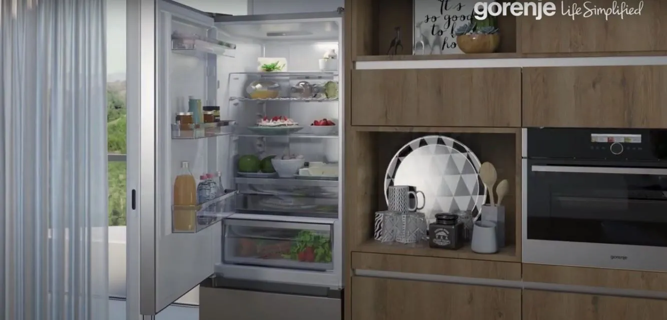Встраиваемый двухкамерный холодильник Gorenje NRKI519141