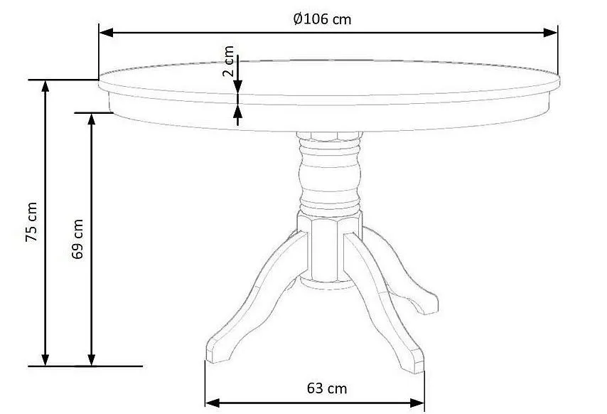 Стол обеденный Gloster