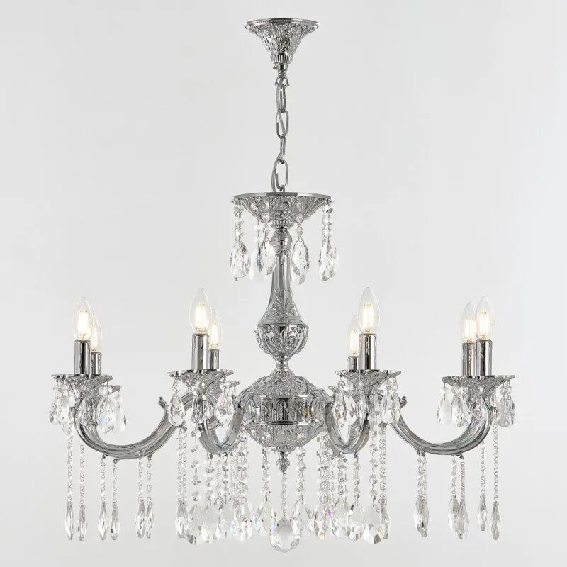 Подвесная люстра Bohemia Ivele Crystal AL7801 AL78101/8/250 A Ni