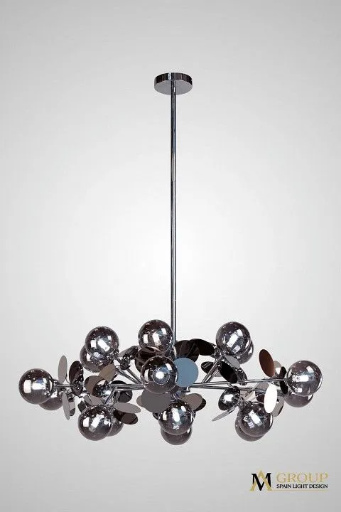Люстра на штанге AM-Group AM392 AM392 SP18 CHROM