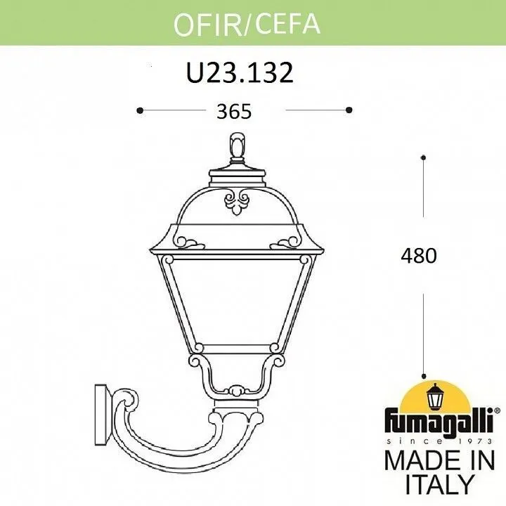 Светильник на штанге Fumagalli CEFA U23.132.000.WXE27
