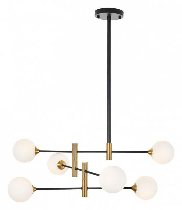 Люстра на штанге MyFar Rita MR1110-6C