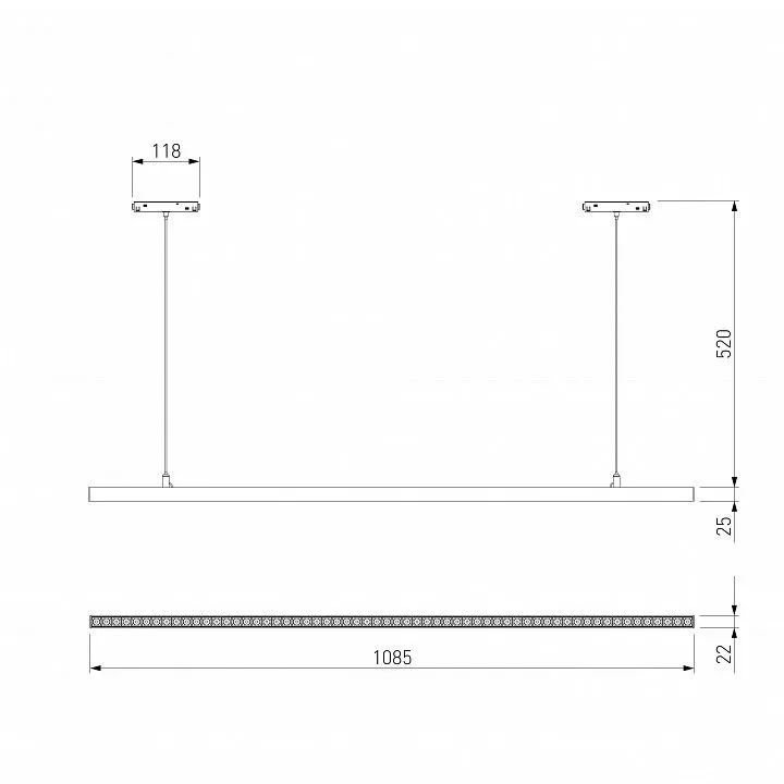 Подвесной светильник Elektrostandard Slim Magnetic a064806