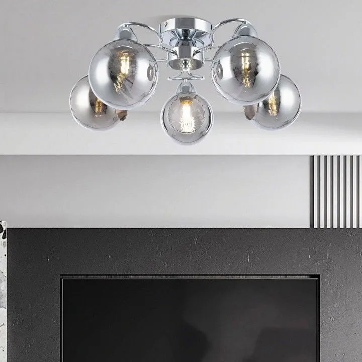 Потолочная люстра Arte Milano AMALFI-329207 329207/5 CR