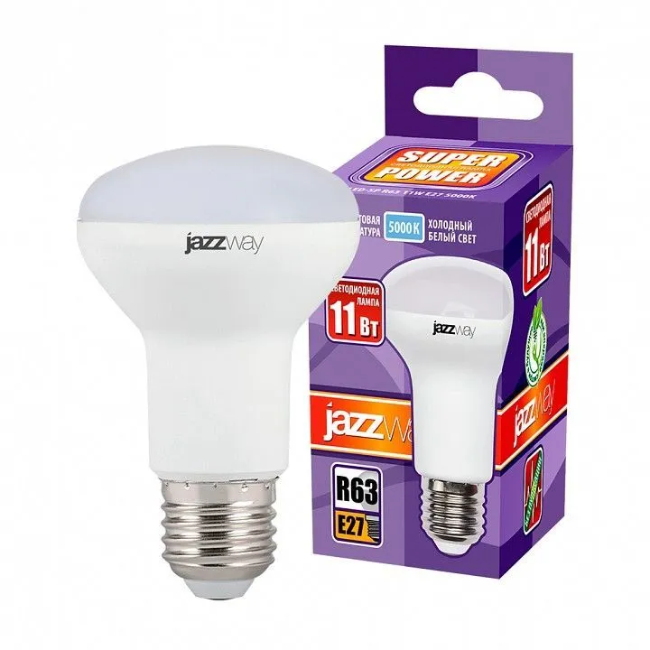 Лампа светодиодная Jazzway  E27 11Вт 5000K PLED-SP R63 11W E27 5000K