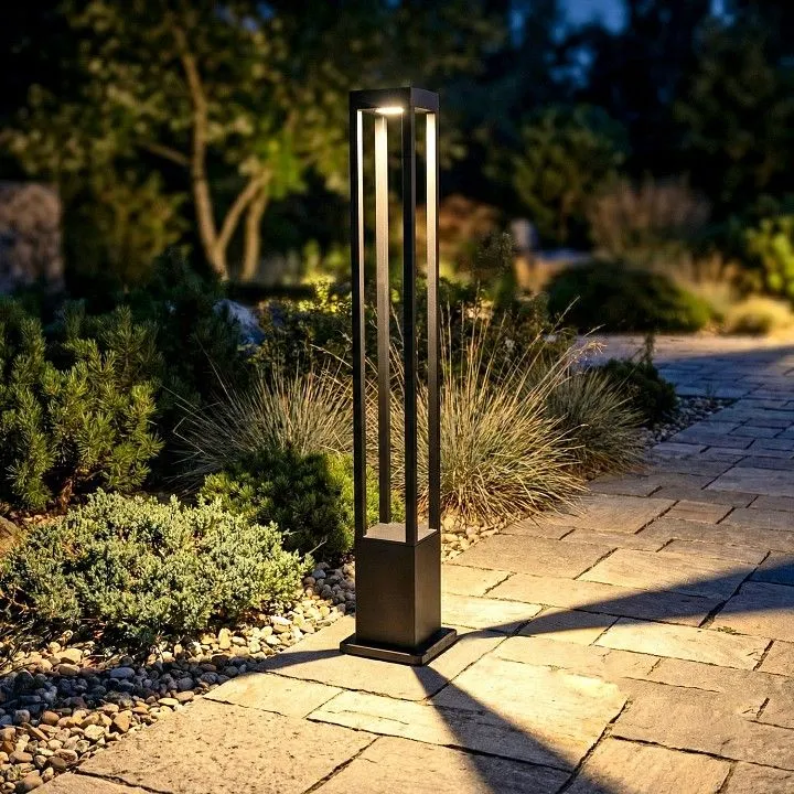 Наземный высокий светильник Reluce  09960-0.7-001JH 1,0M LED7W BK RLOS