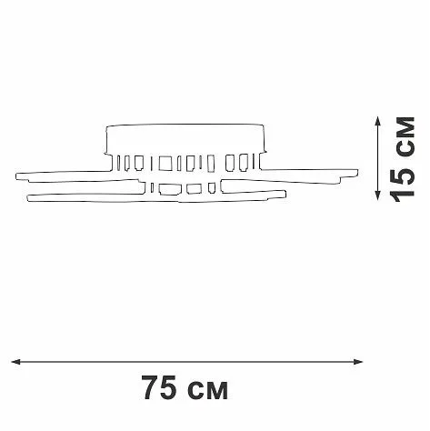 Люстра на штанге Vitaluce V3893 V3893-0/9PL