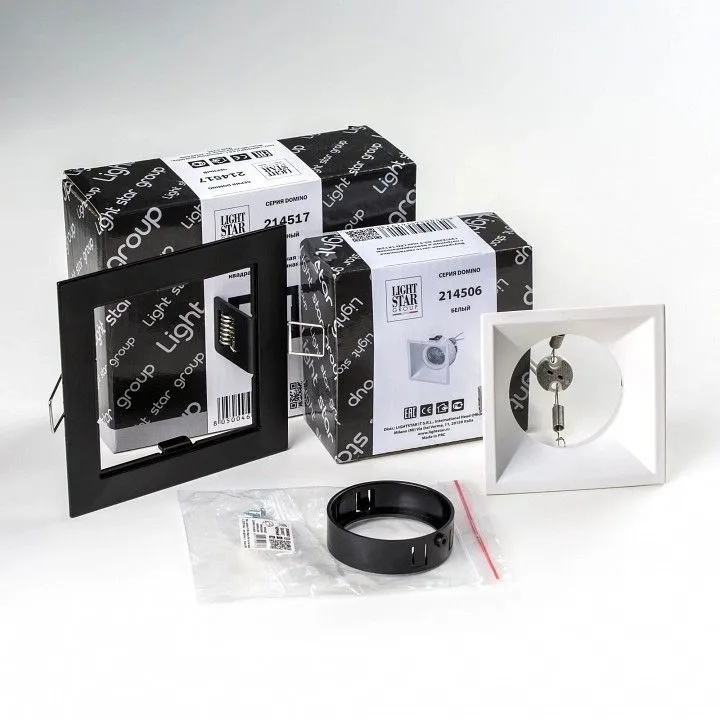 Встраиваемый светильник Lightstar Domino D51706BMOD