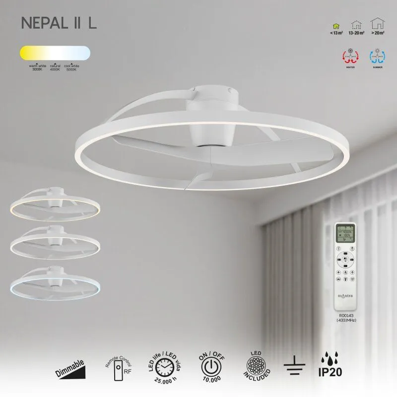 Светильник с вентилятором Mantra NEPAL 9485