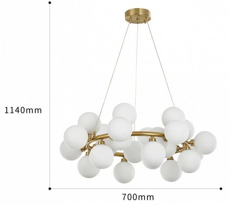 Подвесная люстра Arte Milano AM-55398 BA.55398.D700.G9.25 G