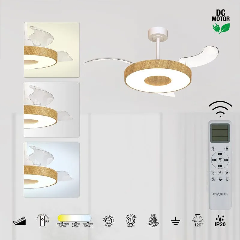 Светильник с вентилятором Mantra COIN FAN 9500