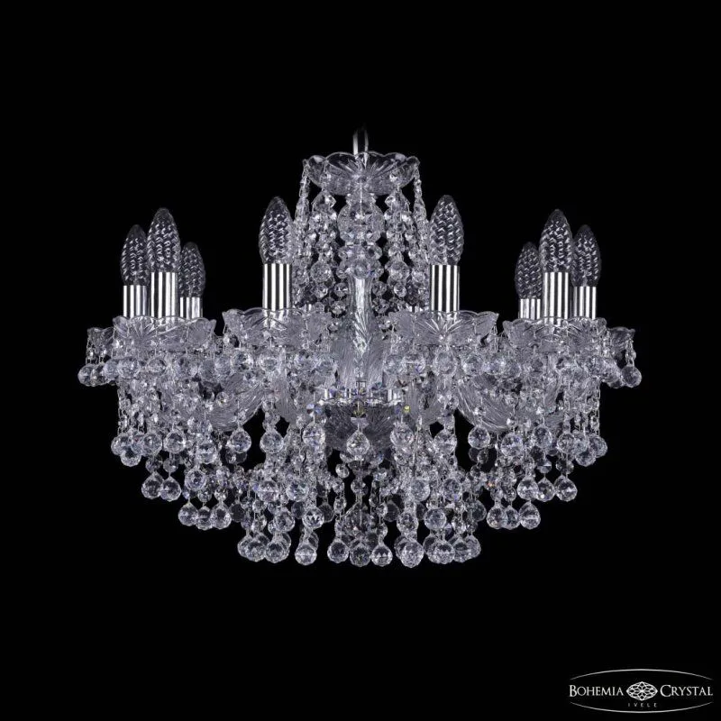Подвесная люстра Bohemia Ivele Crystal 1409 1409/10/195 Ni