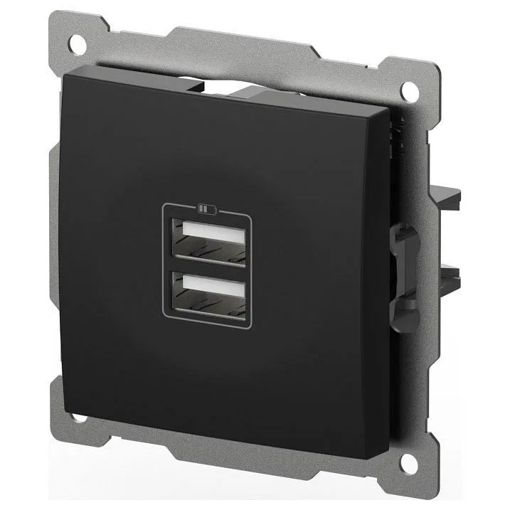 Розетка 2хUSB type A без рамки Elbi Eleсtriс Zena Vega 609-014800-143