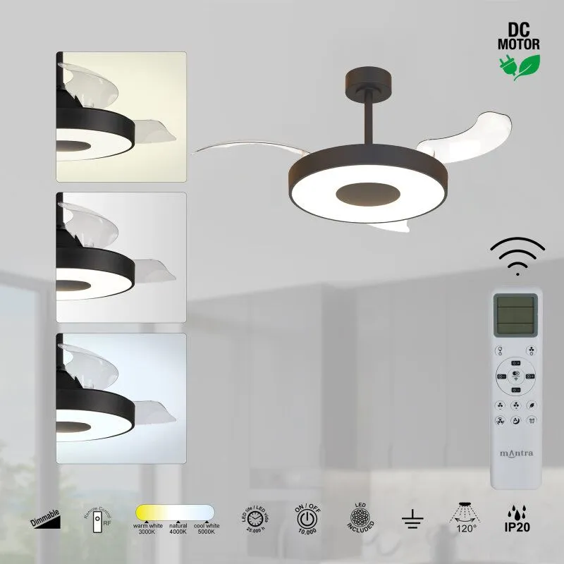 Светильник с вентилятором Mantra COIN FAN 9501