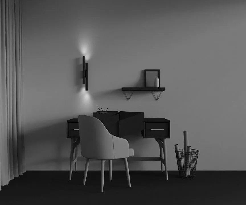 Бра Maytoni Technical Калипсо C082WL-24W2.7K-B