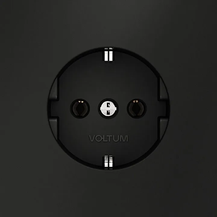 Розетка с заземлением, без рамки Voltum S70 VLS040108
