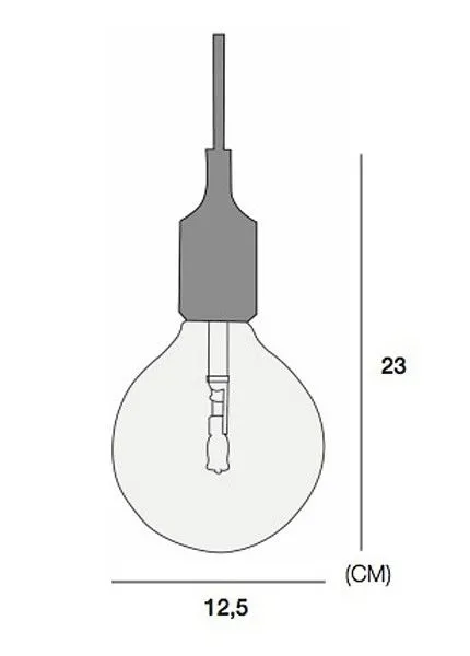 Подвесной светильник Imperiumloft Muuto E27 40.036