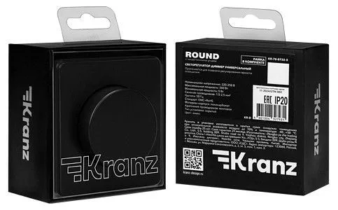 Диммер без рамки Kranz ROUND KR-78-0732-3