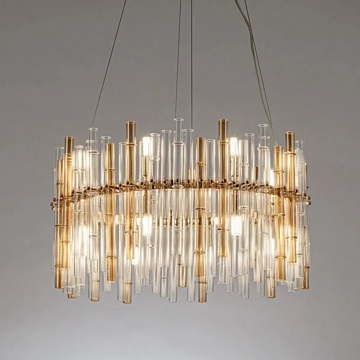 Подвесной светильник Arte Lamp Crystalla A4111LM-16GO