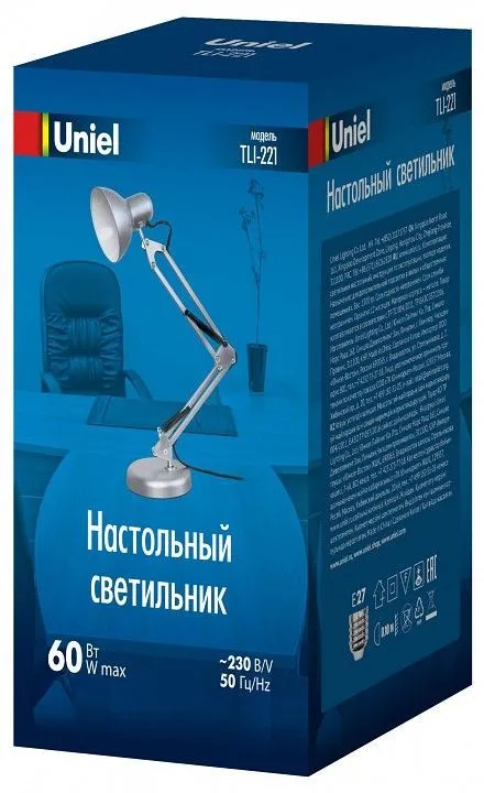 Настольная лампа офисная Uniel  UL-00011102 Настольная лампа офисная Uniel  UL-00011102