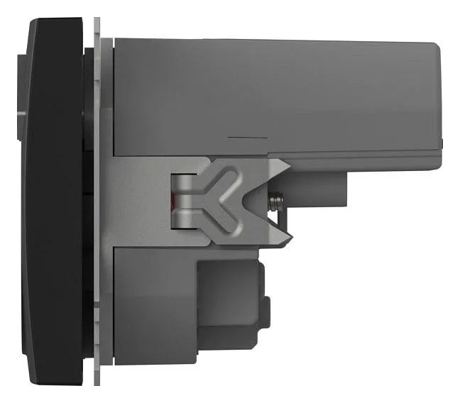 Розетка с заземлением и со шторкой и 2хUSB type A, без рамки Elbi Eleсtriс Zena Vega 609-014800-317