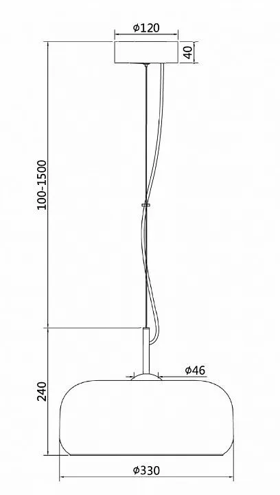 Подвесной светильник Maytoni Мэдмен MOD127PL-L6AM