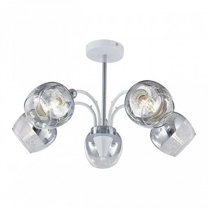 Люстра на штанге Arte Milano Napoli-326008 326008/5A WH+CR