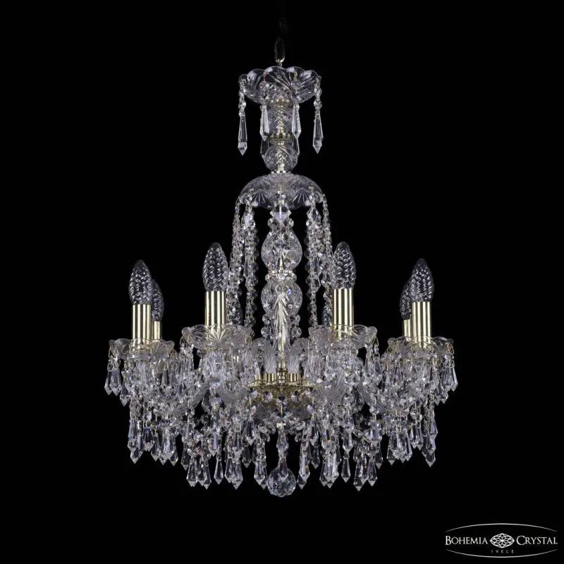Подвесная люстра Bohemia Ivele Crystal 1403 1403/8/160/XL-60 G