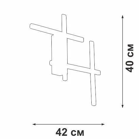 Накладной светильник Vitaluce V3043 V3043-0/4A